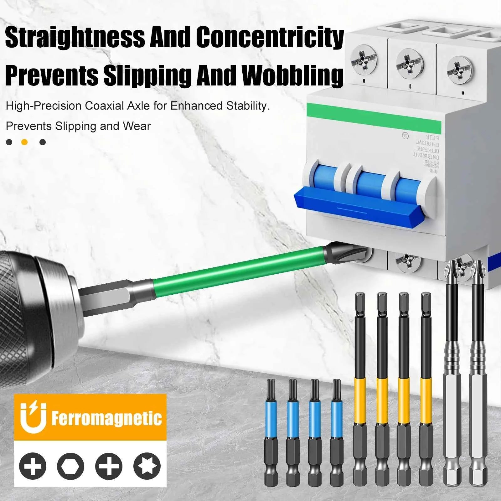 Professional Electrician Bit Set | S2 Steel Anti-Camout & Non-Slip Master Kit