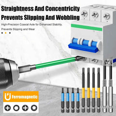 Professional Electrician Bit Set | S2 Steel Anti-Camout & Non-Slip Master Kit