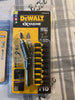 DEWALT Extreme Impact Pivoting Bit Holder & 10 Piece Torsion Screwdriving Set
