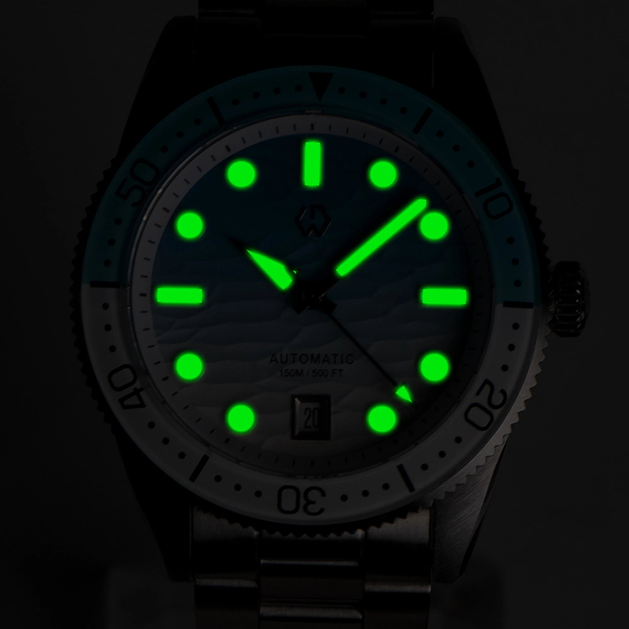 Ocean Blue Automatic Diver’s Watch – Sapphire Glass | 150M Water Resistance - Men’s Watches