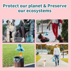 Premium Biodegradable Waste Bags with Hands Free Clip | Eco-Friendly & Leak-Proof Solution