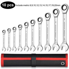 72-Tooth Metric Ratchet Wrench - SnaggIt