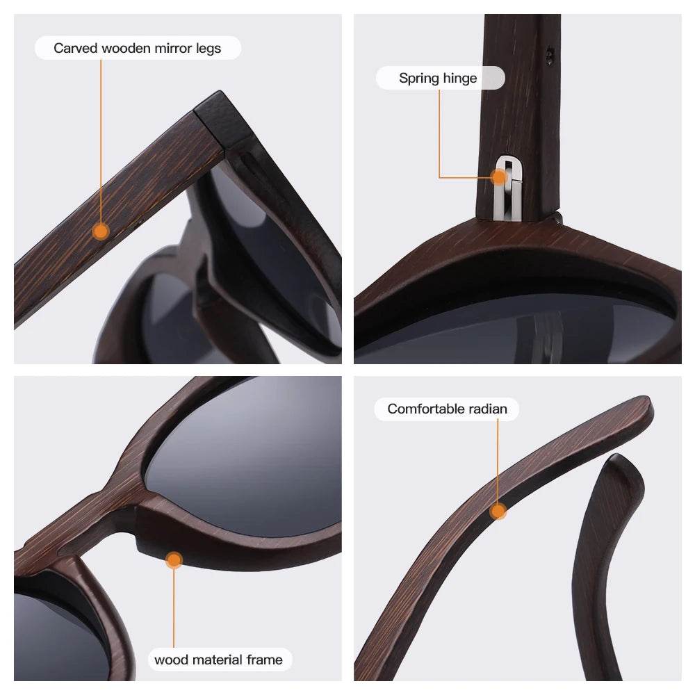 Bamboo Polarized Sunglasses - SnaggIt