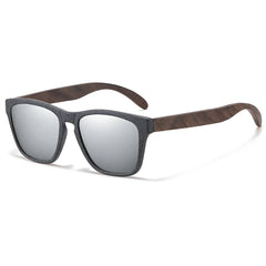 Polarized Wooden Straw Sunglasses by Snagg It Sunglasses