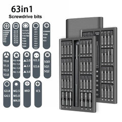 62-in-1 Precision Magnetic Screwdriver Kit - SnaggIt