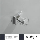 Brushed Nickel Wall Mounted Robe Hook by Snagg A Hook