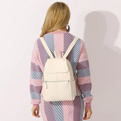 Genuine Leather Anti-Theft Women's Backpack