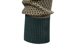 Men’s Cotton Spliced Knit Pullover | Modern Patchwork Thermal Winter Sweater
