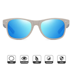 Natural Bamboo Fashion Wooden Sunglasses by Snagg It Sunglasses