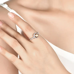 Solid 925 Sterling Silver Color Change Ring by Snagg A Ring