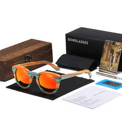 Natural Bamboo Polarized Sunglasses by Snagg It Sunglasses