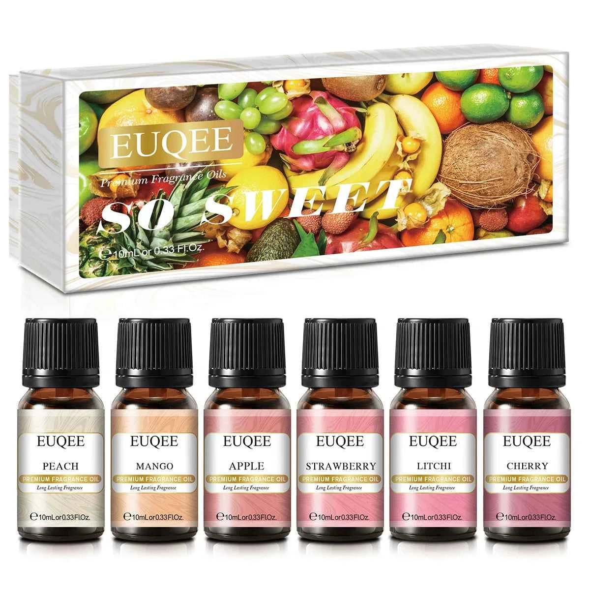 6 Piece Fragrance Oil Collection – Premium 10ml Aroma Diffusion Set for Home & Crafting