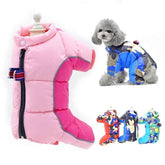 Waterproof Dog Snow Suit – Super Warm Soft Full-Cover Belly Overalls for Small Dogs