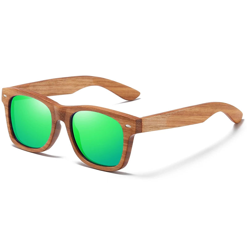 Natural Wood Polarized Sunglasses by Snagg It Sunglasses