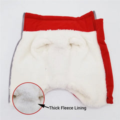 Reflective Dog Winter Jumpsuit – Waterproof Down-Fill Overalls for Small Dogs
