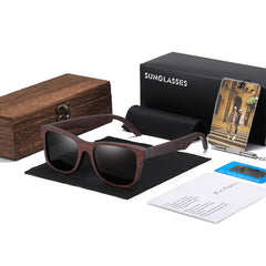 Handmade Natural Bamboo Polarized Sunglasses by Snagg It Sunglasses