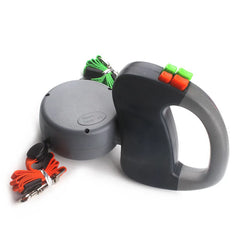 Double Dogs Extendable Retractable Leash by Snagg A Leash