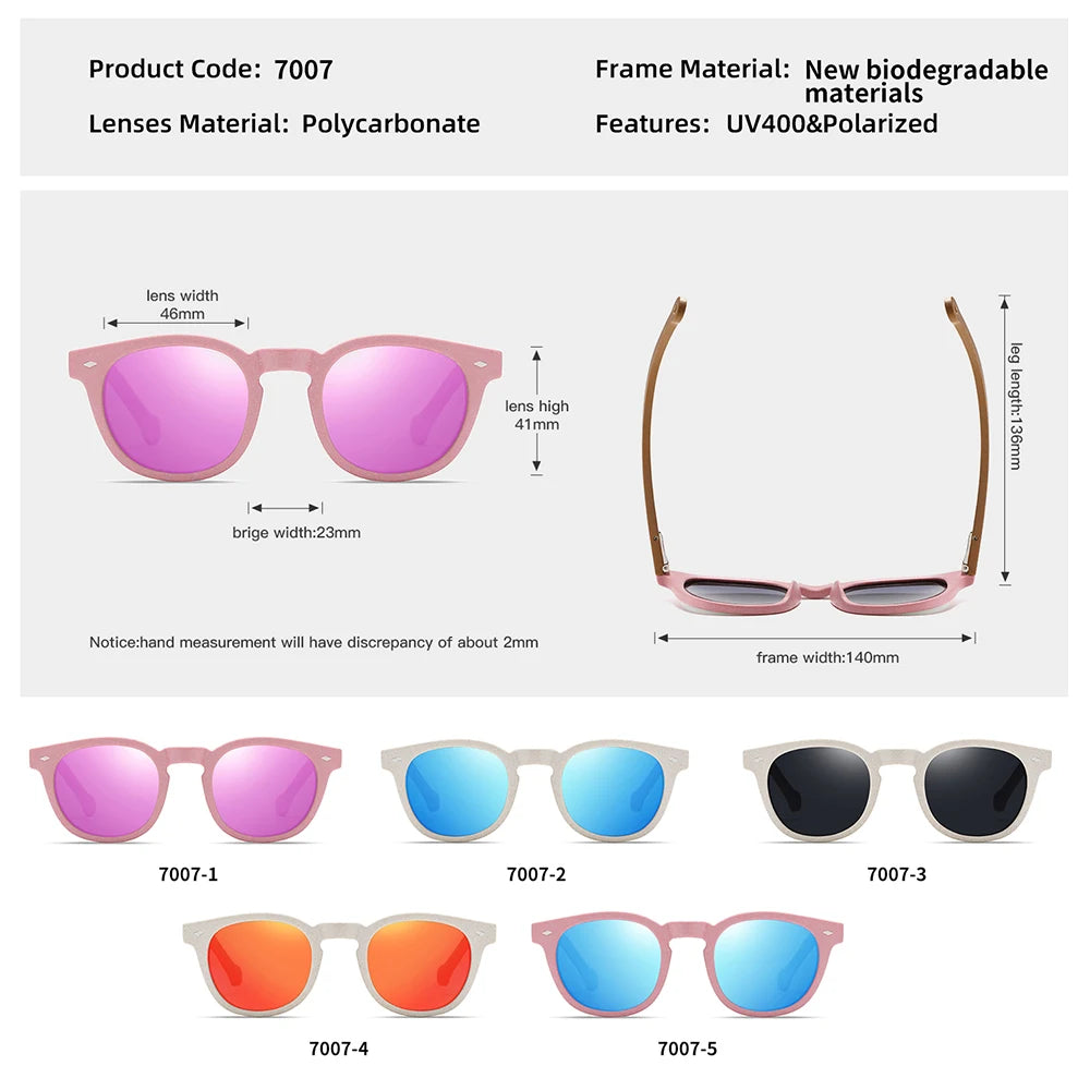 Eco-Friendly Wooden Grain Sunglasses by Snagg It Sunglasses