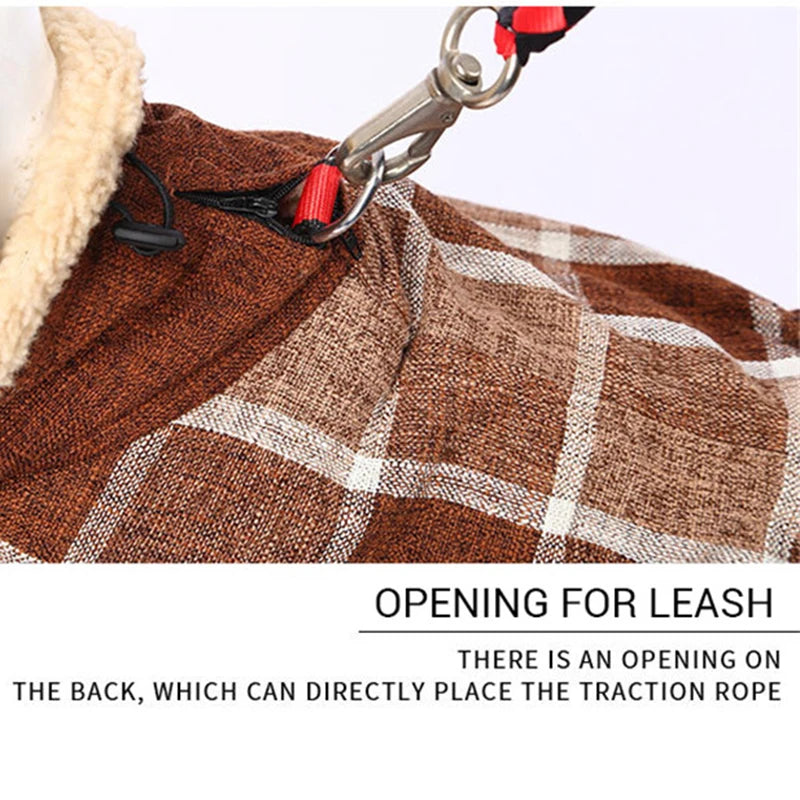 Warm Fleece Winter Big Dog Jacket by Snagg A Jacket