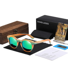 Natural Bamboo Polarized Sunglasses by Snagg It Sunglasses