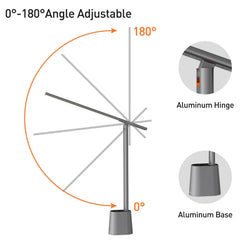 Foldable Dimmable Table Light with Smart Brightness & Eye Protection by Snagg A Table Lamp