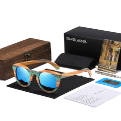 Natural Bamboo Polarized Sunglasses by Snagg It Sunglasses