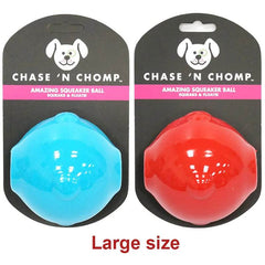 Durable Squeaker Dog Ball - SnaggIt