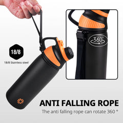 1L High Performance Insulated Flask - Advanced Magnetic Lid & Artistic Series
