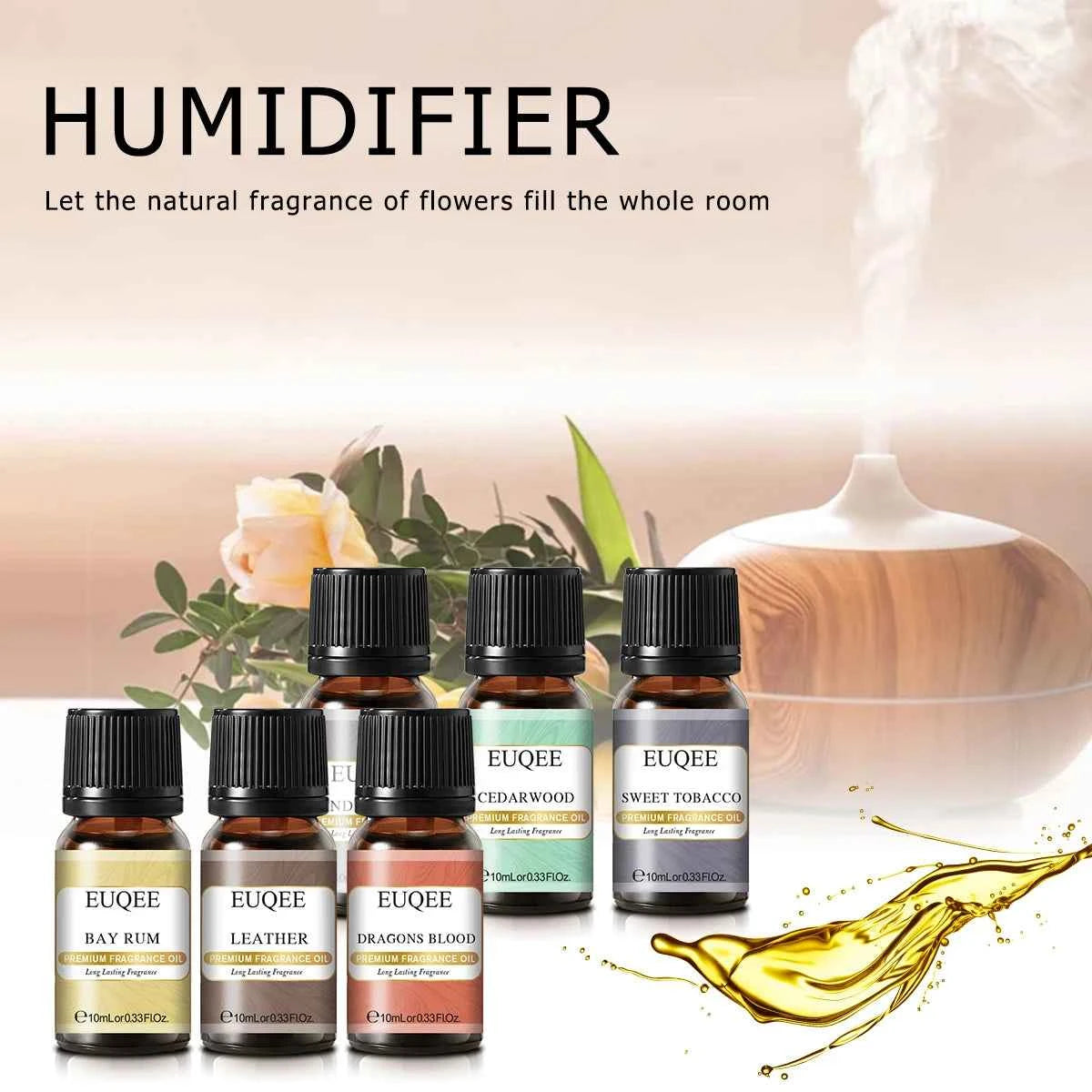 6 Piece Fragrance Oil Collection – Premium 10ml Aroma Diffusion Set for Home & Crafting