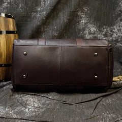 Genuine Leather Travel Duffel by Snagg It Bags