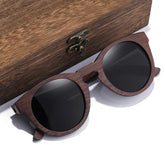 Oval Bamboo Polarized Sunglasses by Snagg It Sunglasses