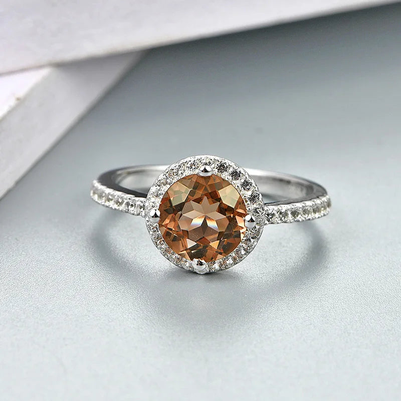 Solid 925 Sterling Silver Color Change Ring by Snagg A Ring