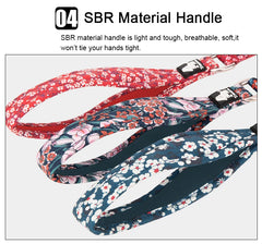 Floral Pet Leash with Neoprene Padded Handle by Snagg A Leash