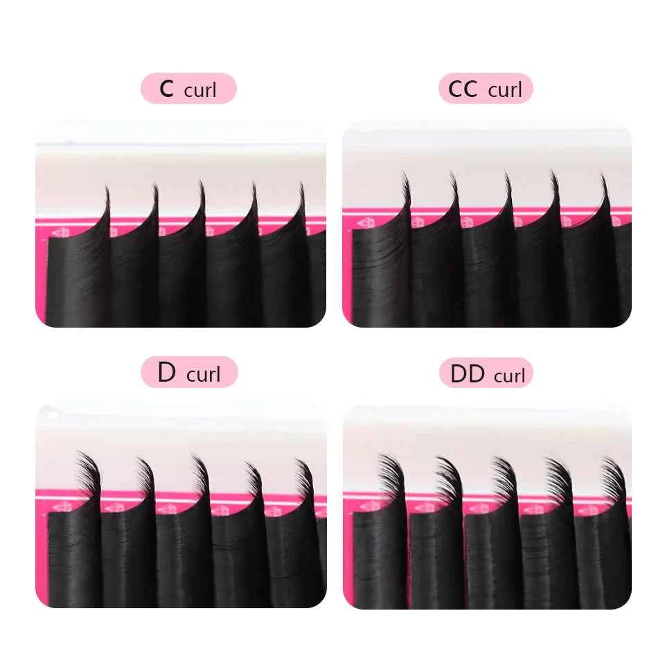 Professional Cashmere Silk Individual Lash Trays – 5 Tray Wholesale Lot