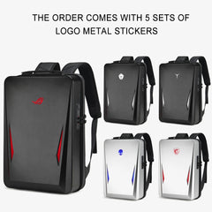 Men’s Anti-Theft 17.3" Hard Shell Laptop Backpack by Snagg A Backpack