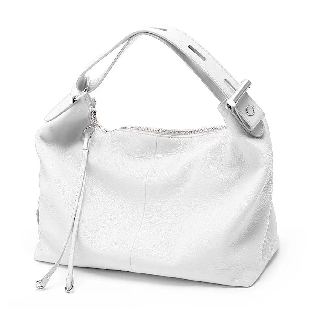 100% Genuine Leather Large Hobo Tote Bag – Women's Top Handle Shoulder Bag & Underarm Purse (0.74kg)
