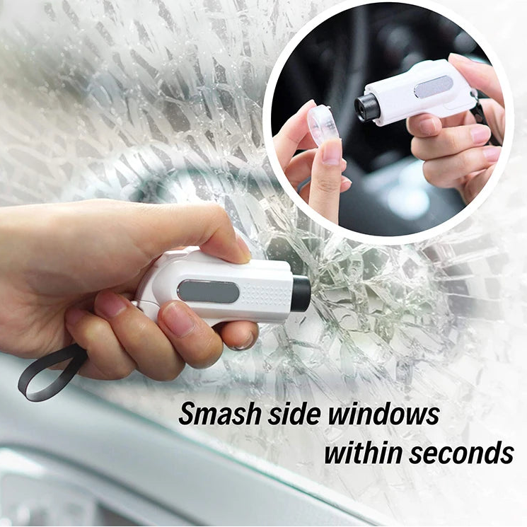 2 in 1 Seat Belt Cutter & Window Breaker Emergency Tool by Snagg A Safety Hammer