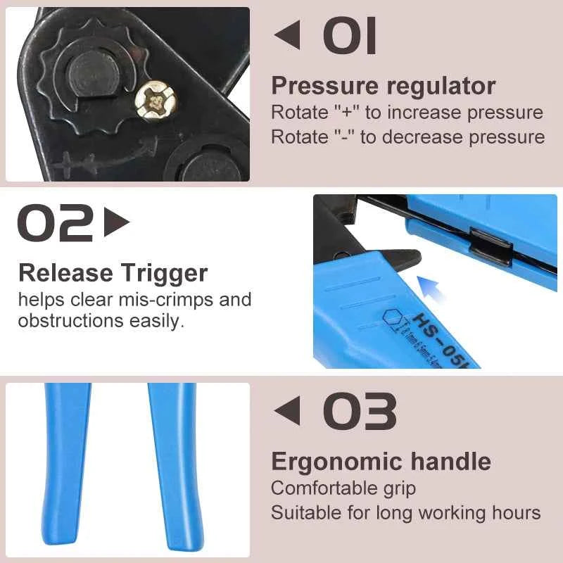 Heavy Duty Cable Cutter & Adjustable Crimping Pliers