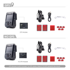 2K Quad HD+ Buffered Parking Dash Cam | Super Night Vision & GPS Logger