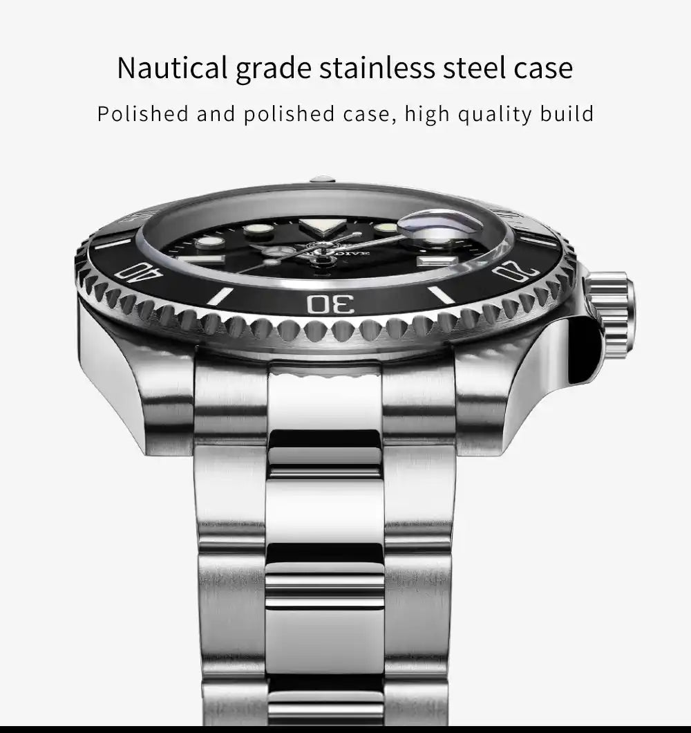 Luxury Stainless Steel Watch for Men - Men’s Watches