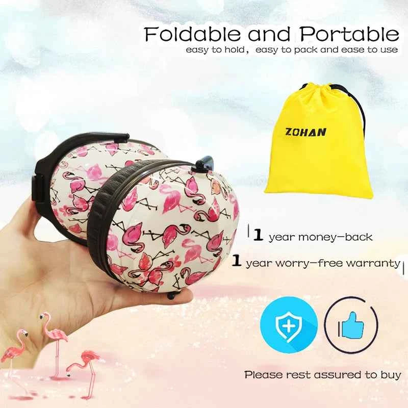 Kids earmuffs with soft leather headband – image 4