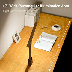 Foldable Dimmable Table Light with Smart Brightness & Eye Protection by Snagg A Table Lamp