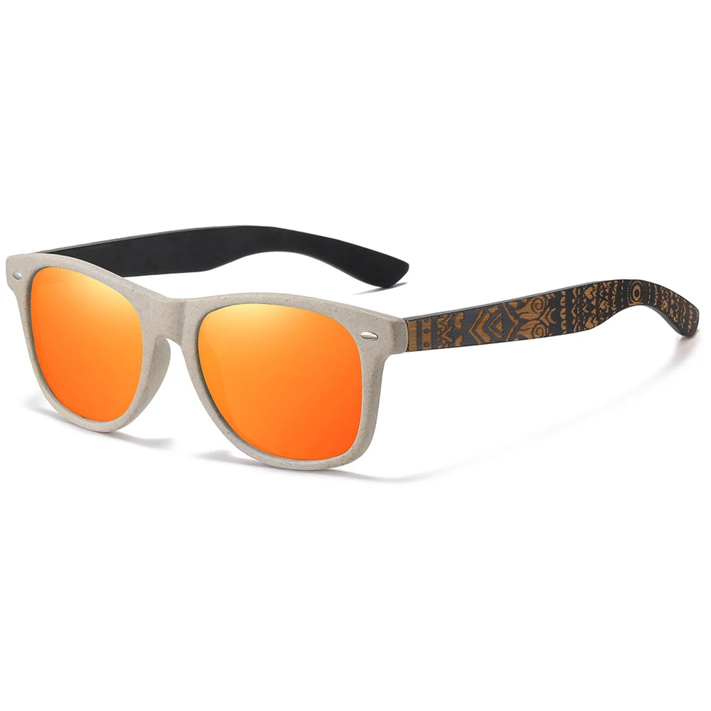 Natural Bamboo Fashion Wooden Sunglasses by Snagg It Sunglasses