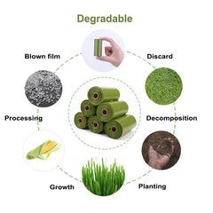 Premium Starch Based Biodegradable Waste Bags | Compostable & Heavy Duty Eco Solution