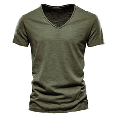 Men's 5 Piece Essential V-Neck Bundle | 100% Pure Cotton Summer Tees