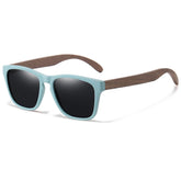 Polarized Wooden Straw Sunglasses by Snagg It Sunglasses