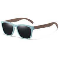 Polarized Wooden Straw Sunglasses by Snagg It Sunglasses