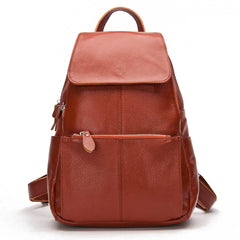 Genuine Leather Anti-Theft Women's Backpack