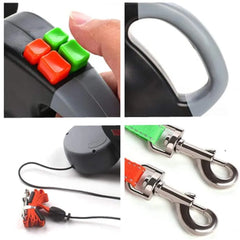 Double Dogs Extendable Retractable Leash by Snagg A Leash