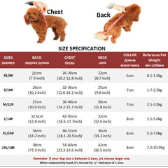 Reflective Dog Winter Jumpsuit – Waterproof Down-Fill Overalls for Small Dogs